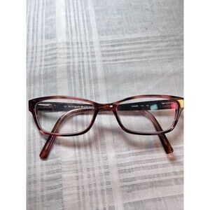 Kate Spade Eyeglasses Leanne 1Y5 Pink Havana/Rose Gold Rectangular 51[]16 135
